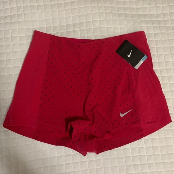 Nike Pants - Hot Pink Polka Dot Nike Dri-Fit Shorts NEW